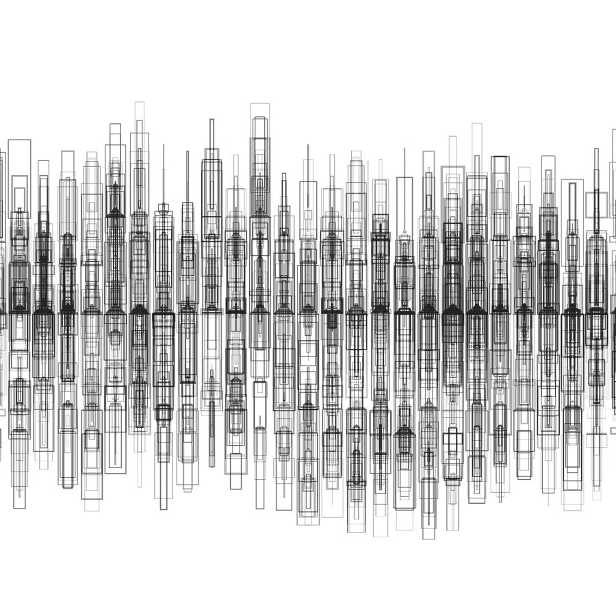Series Of City 7 - Image 9 -2018 (50x25cm)