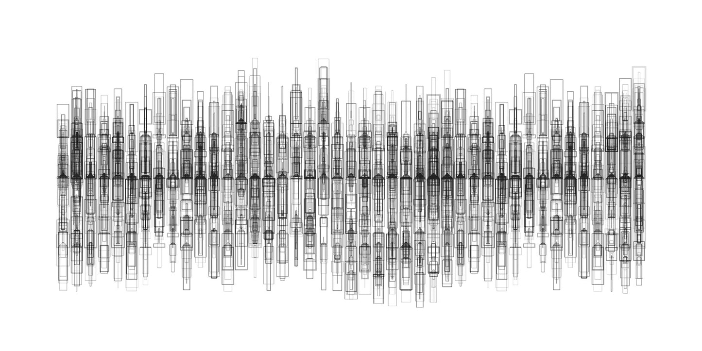 Series Of City 7 - Image 9 -2018 (50x25cm)