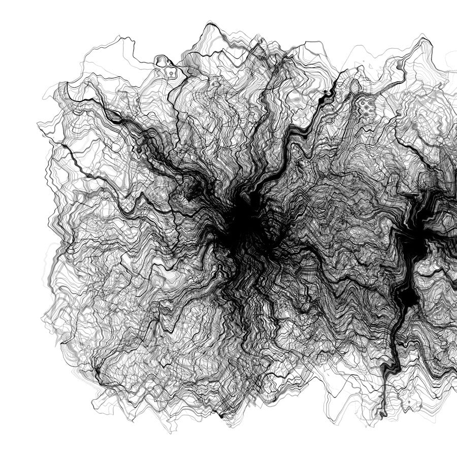 Series of distorted circles 3- Image5 (50x25cm)