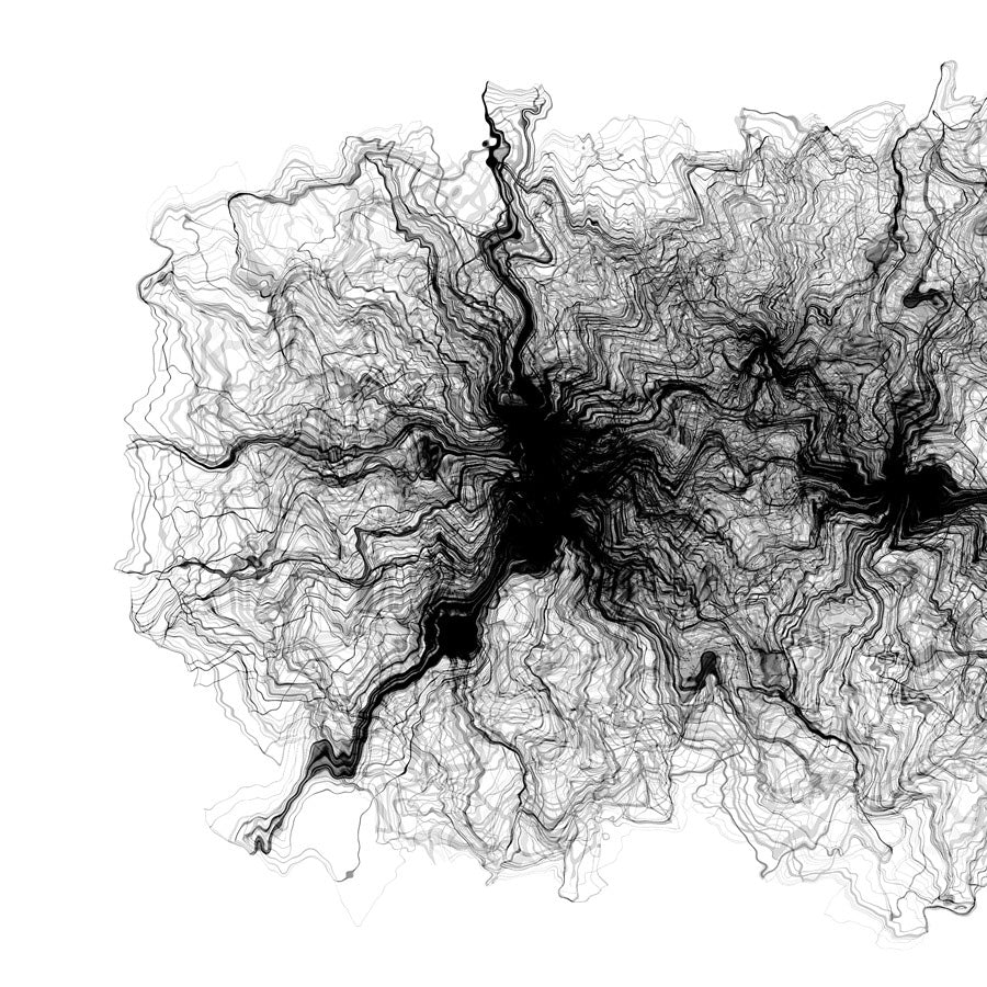 Series of distorted circles 3- Image8 (50x25cm)
