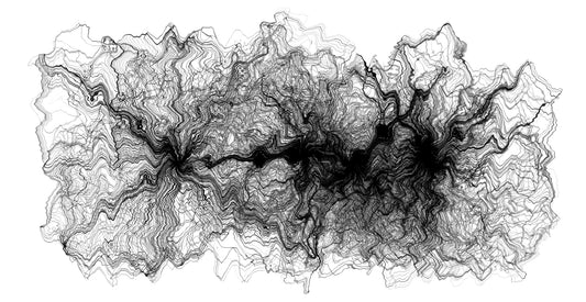 Series of distorted circles 3 - Image4 (50x25cm)